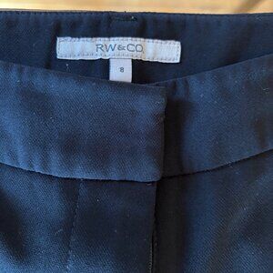 Black Strait Leg Pant - RW&Co Size 8